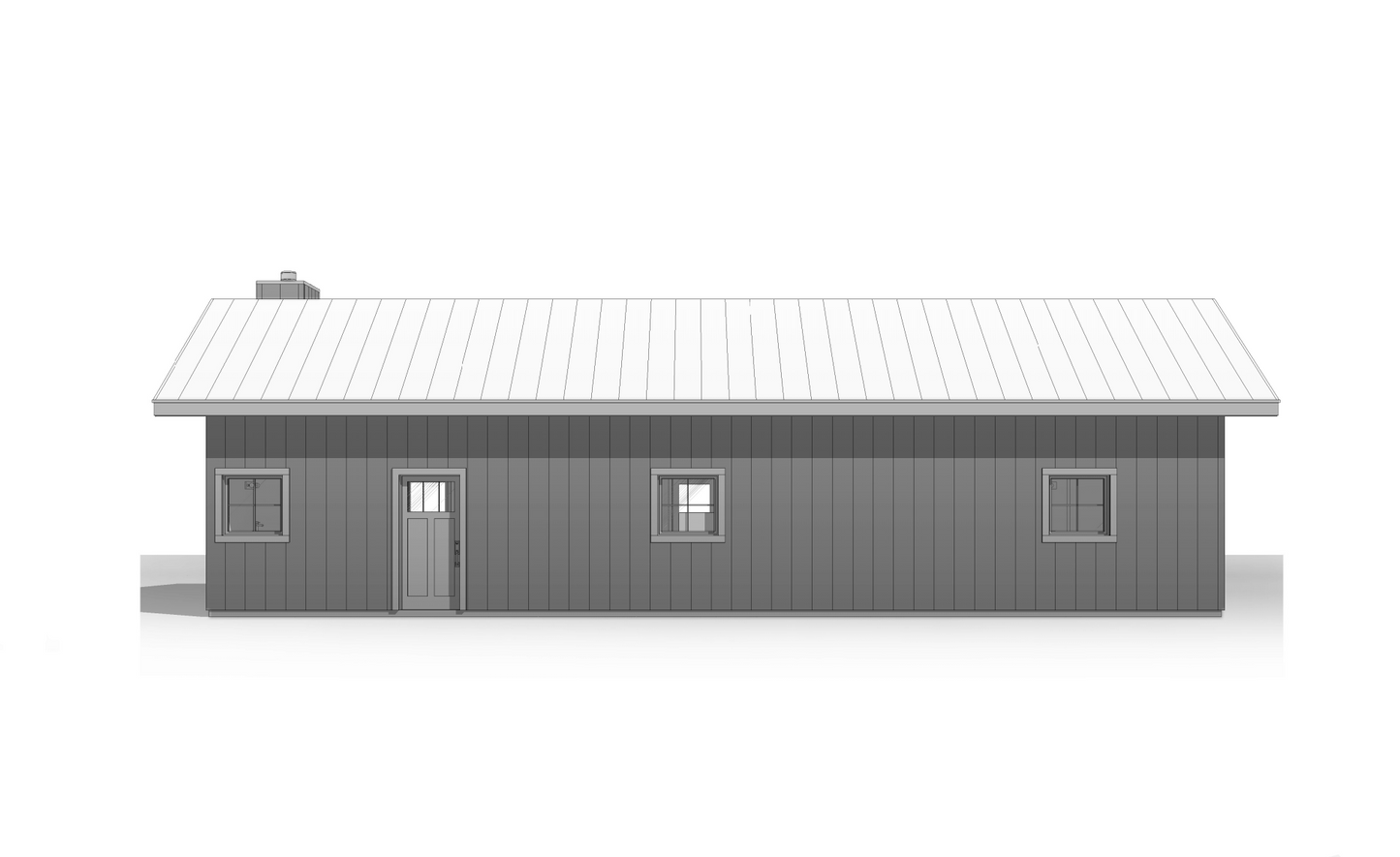 BCO-40077 Seth Barndominium House Plan