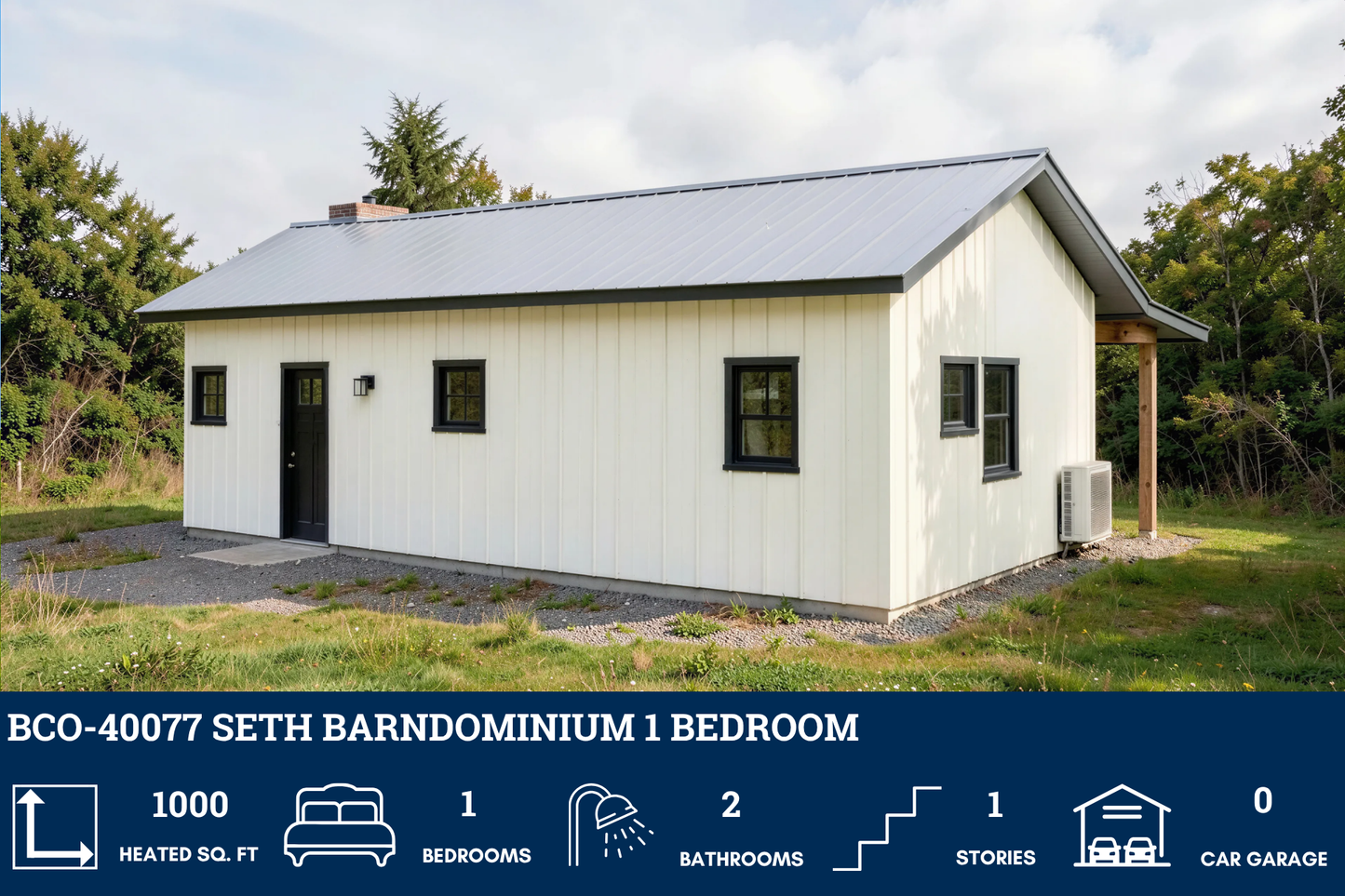 BCO-40077 Seth Barndominium House Plan