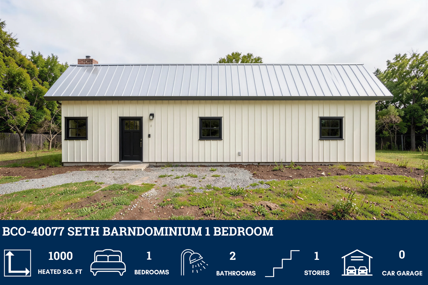 BCO-40077 Seth Barndominium House Plan