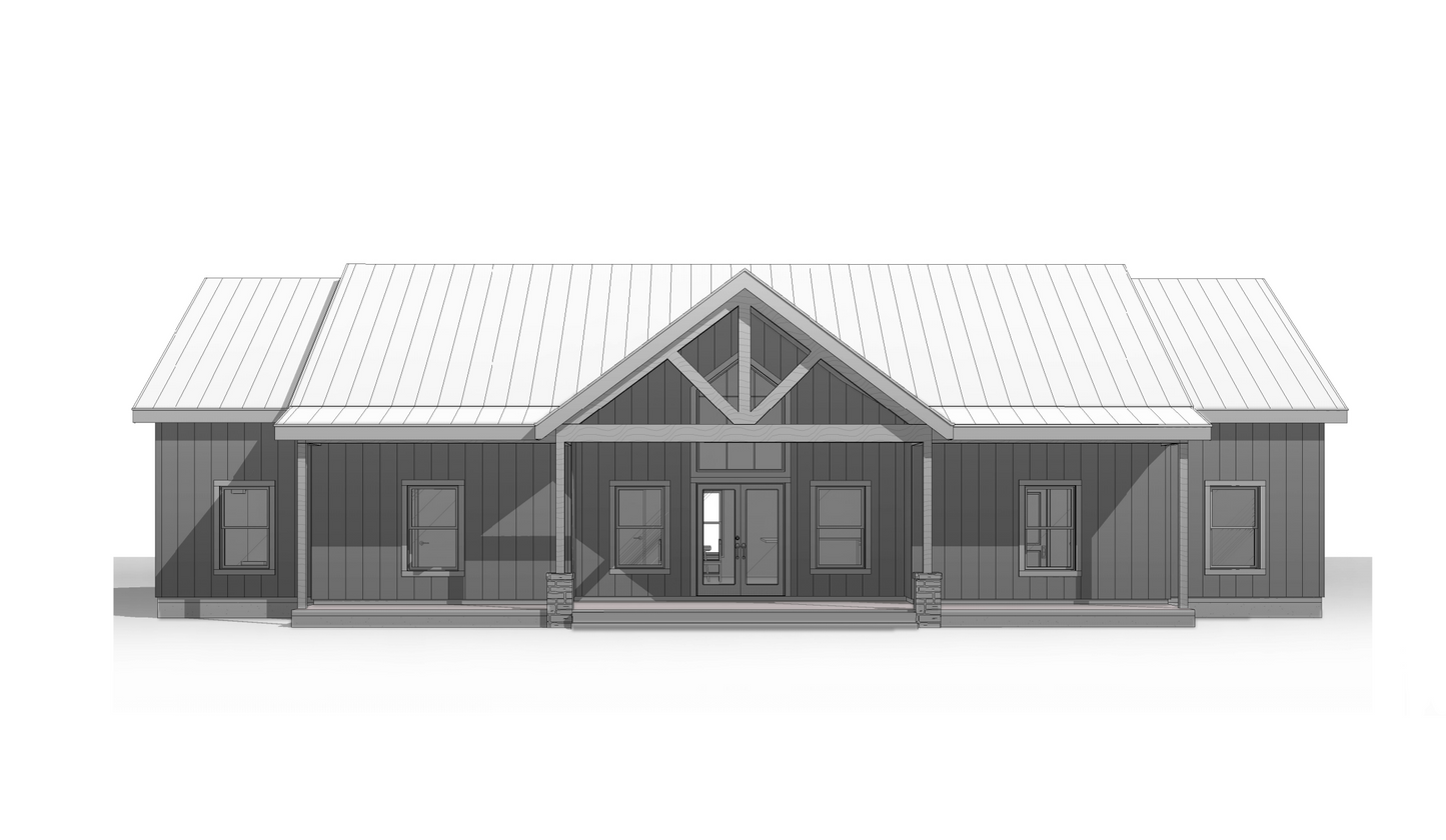 BCO-40078-M Marge Barndominium House Plan