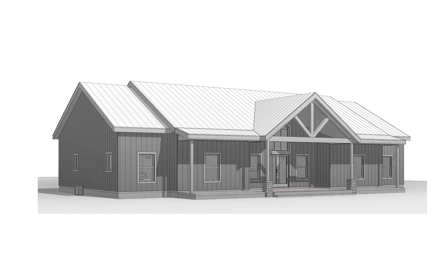 BCO-40078-M Marge Barndominium House Plan