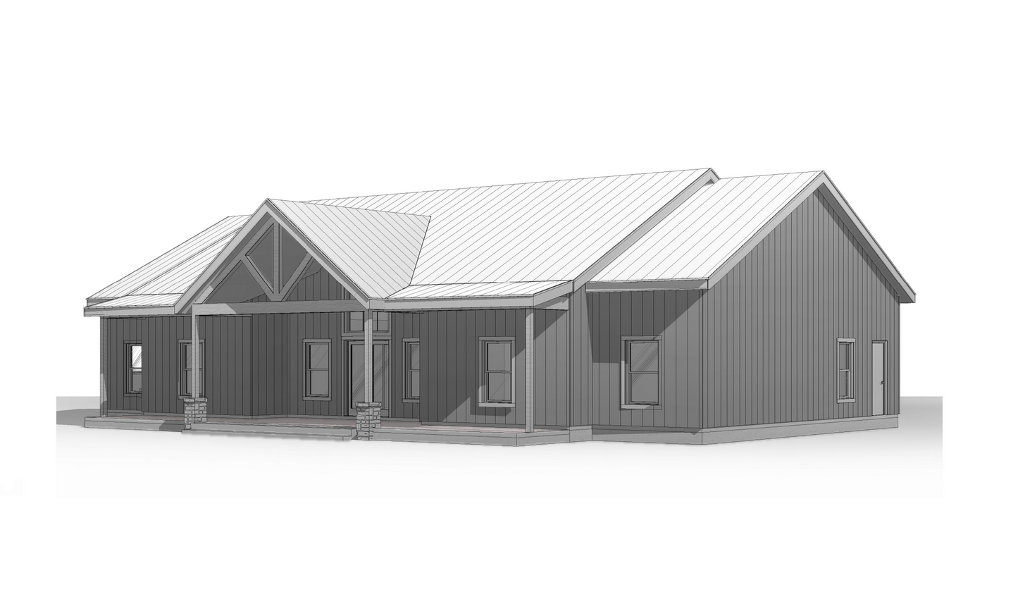 BCO-40078-M Marge Barndominium House Plan
