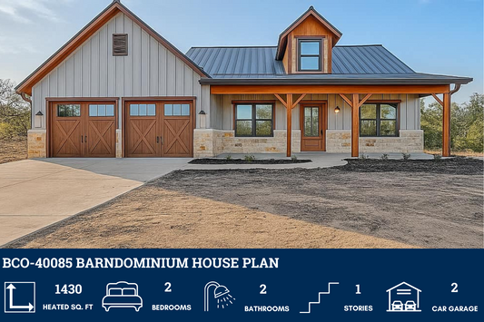 BCO-40085 Barndominium House Plan