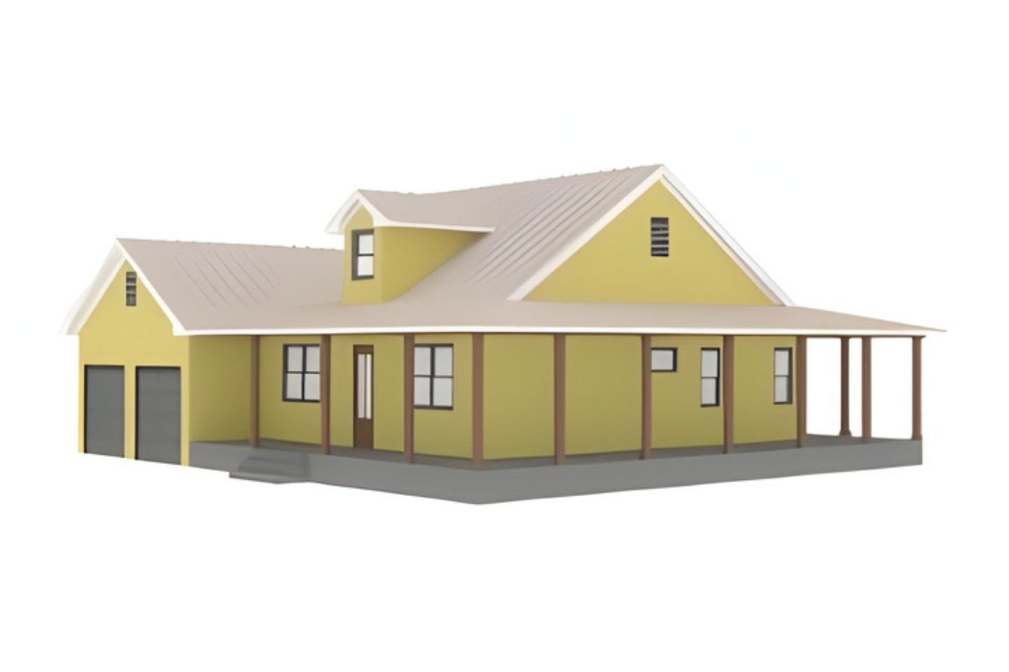 BCO-40085 Leonard Barndominium House Plan