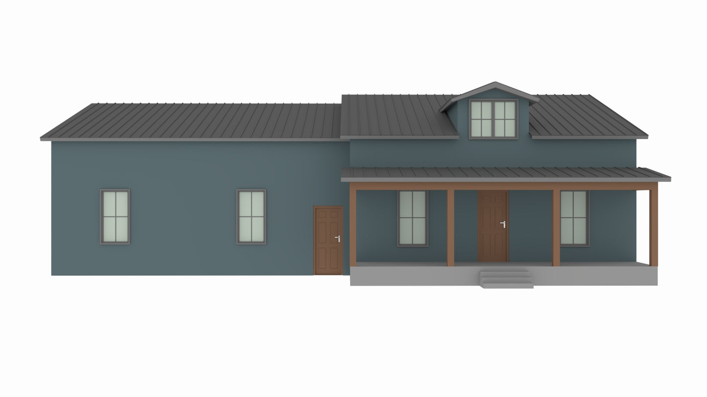 BCO-40086-S Sheri Barndominium House Plan