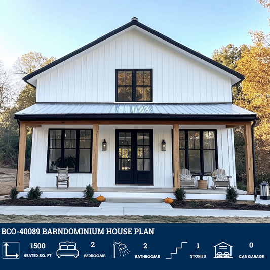 BCO-40089 Barndominium House Plan