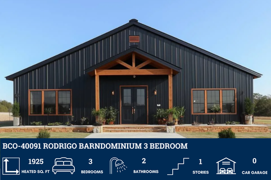 BCO-40091 Rodrigo Barndominium House Plan
