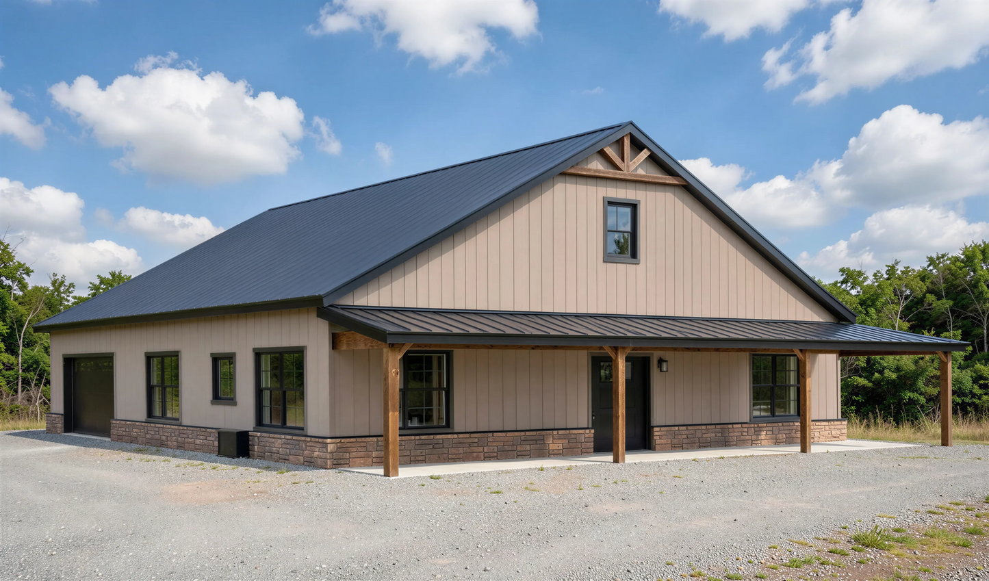 BCO-40092-R Rhonda Barndominium House Plan