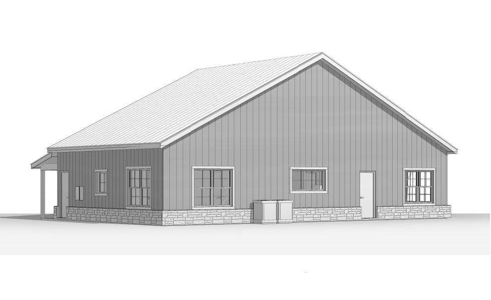 BCO-40092 Trenton Barndominium House Plan