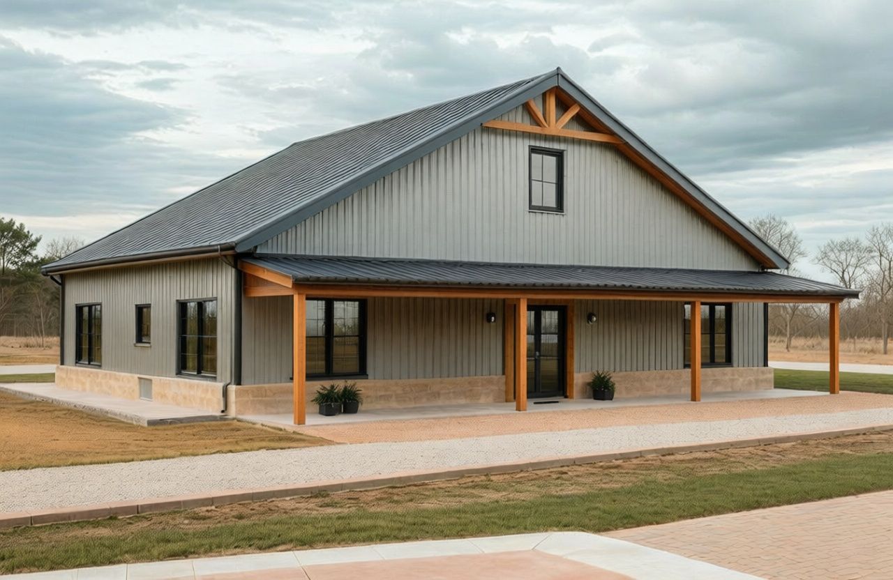 BCO-40092 Trenton Barndominium House Plan