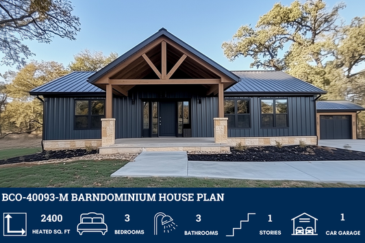BCO-40093-M Barndominium House Plan