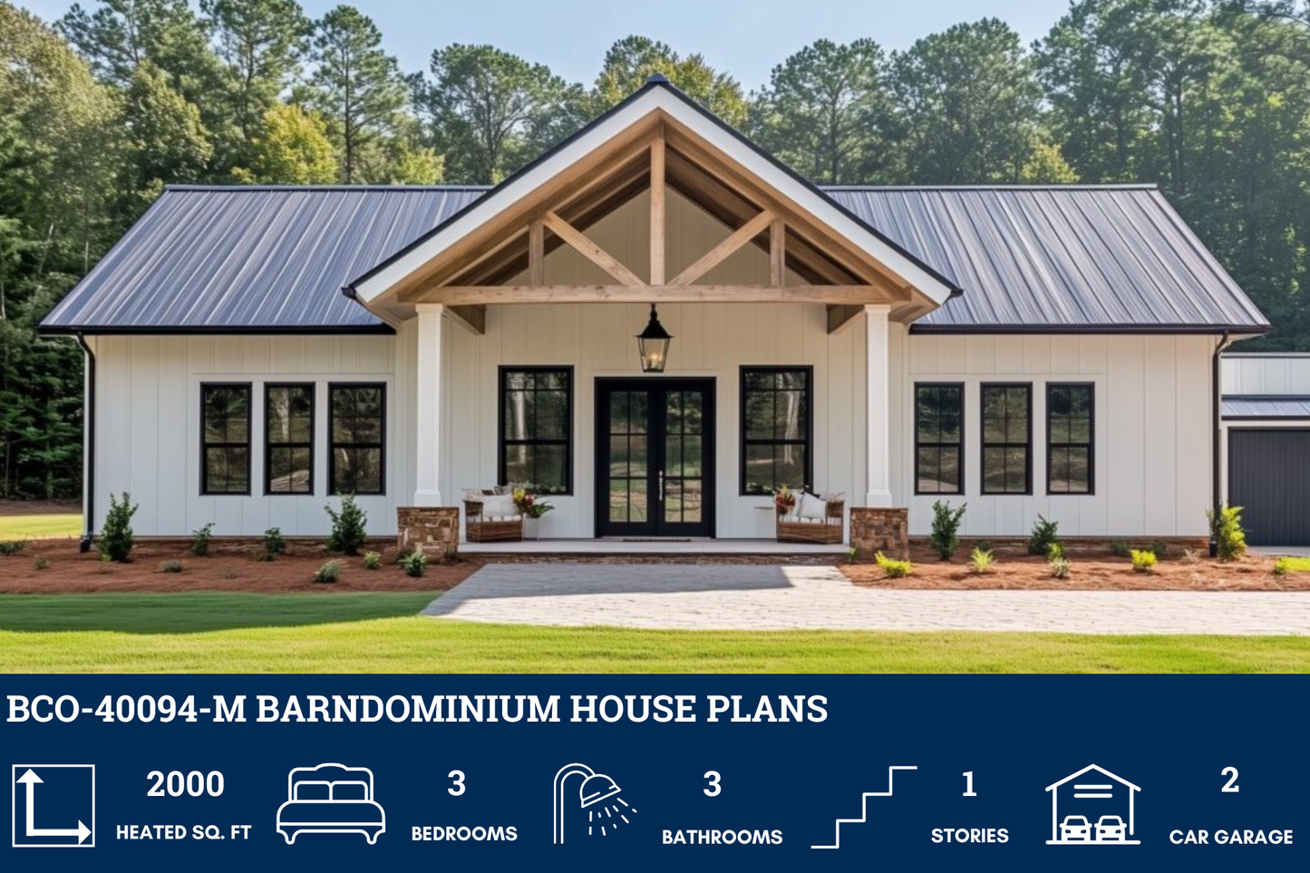 BCO-40094-M Barndominium House Plan