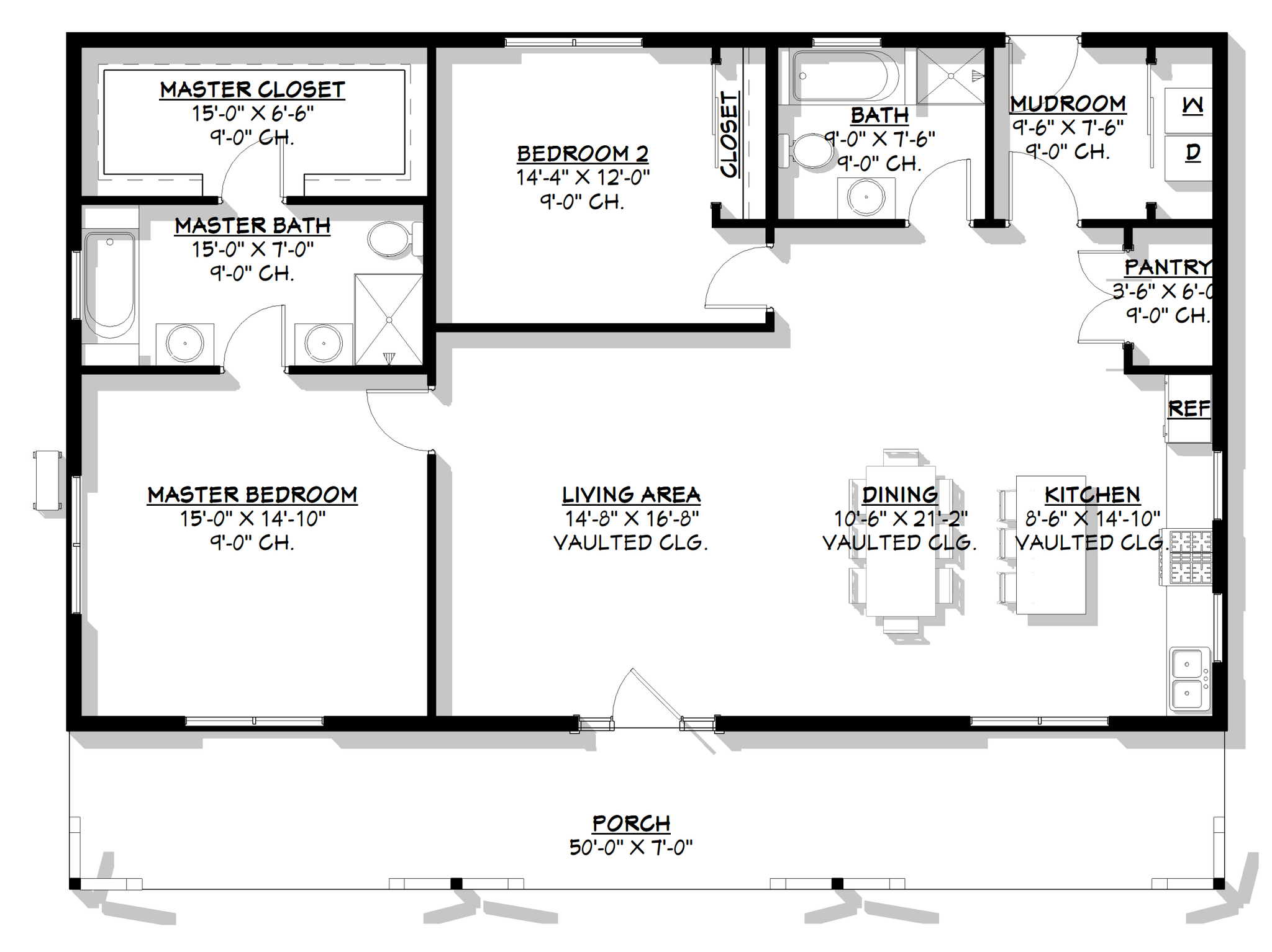 BCO-40111 Kevin Barndominium House Plan – Barndominium Plans