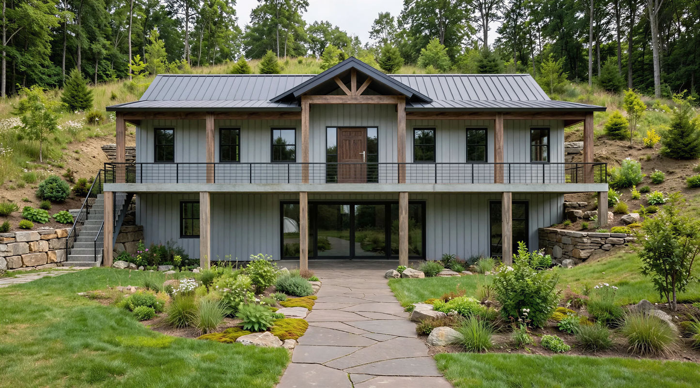 BCO-40112-R Rolan Barndominium House Plan