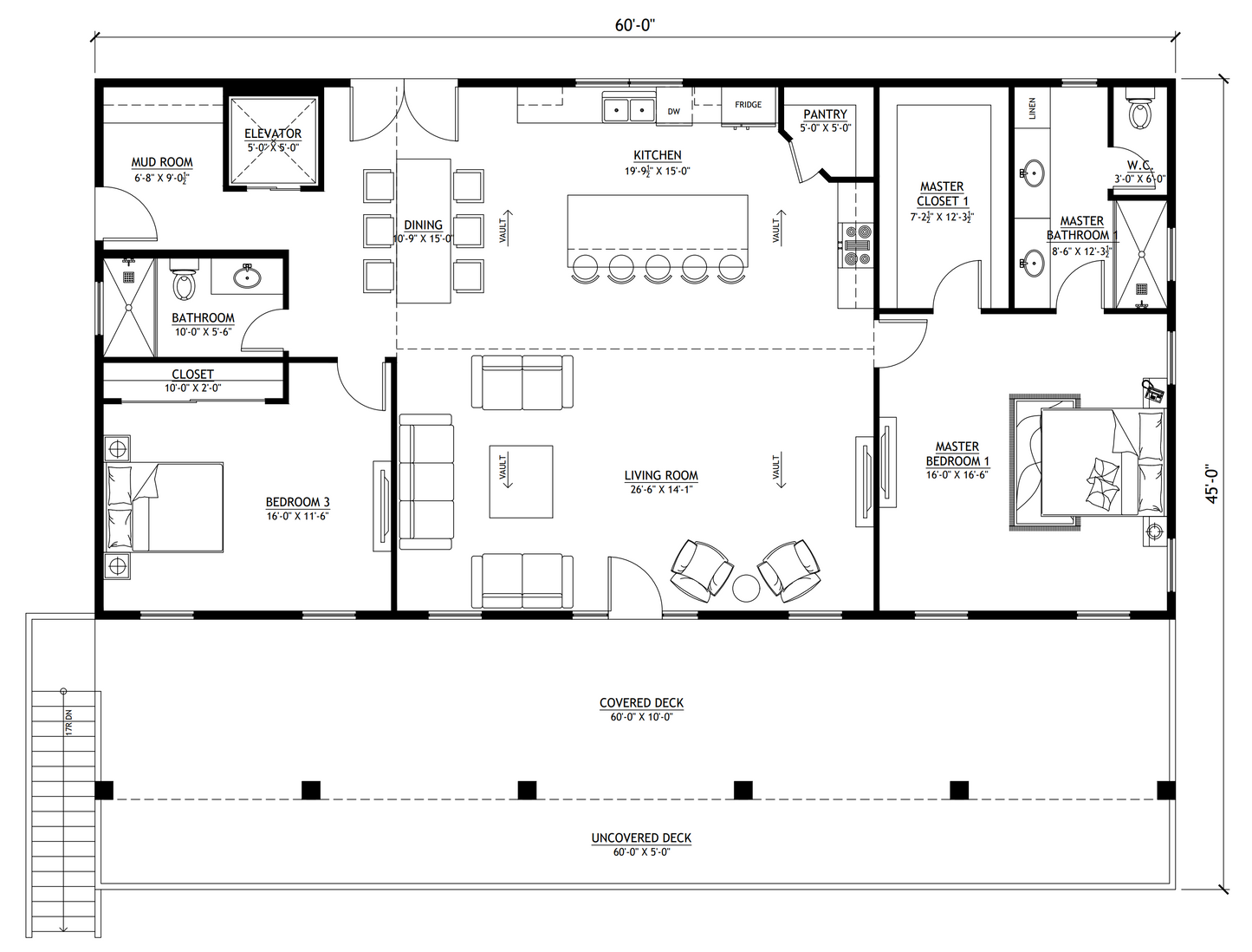 BCO-40112-R Rolan Barndominium House Plan