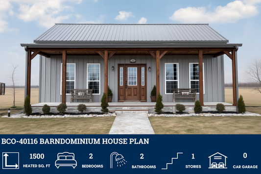 BCO-40116 Barndominium House Plan