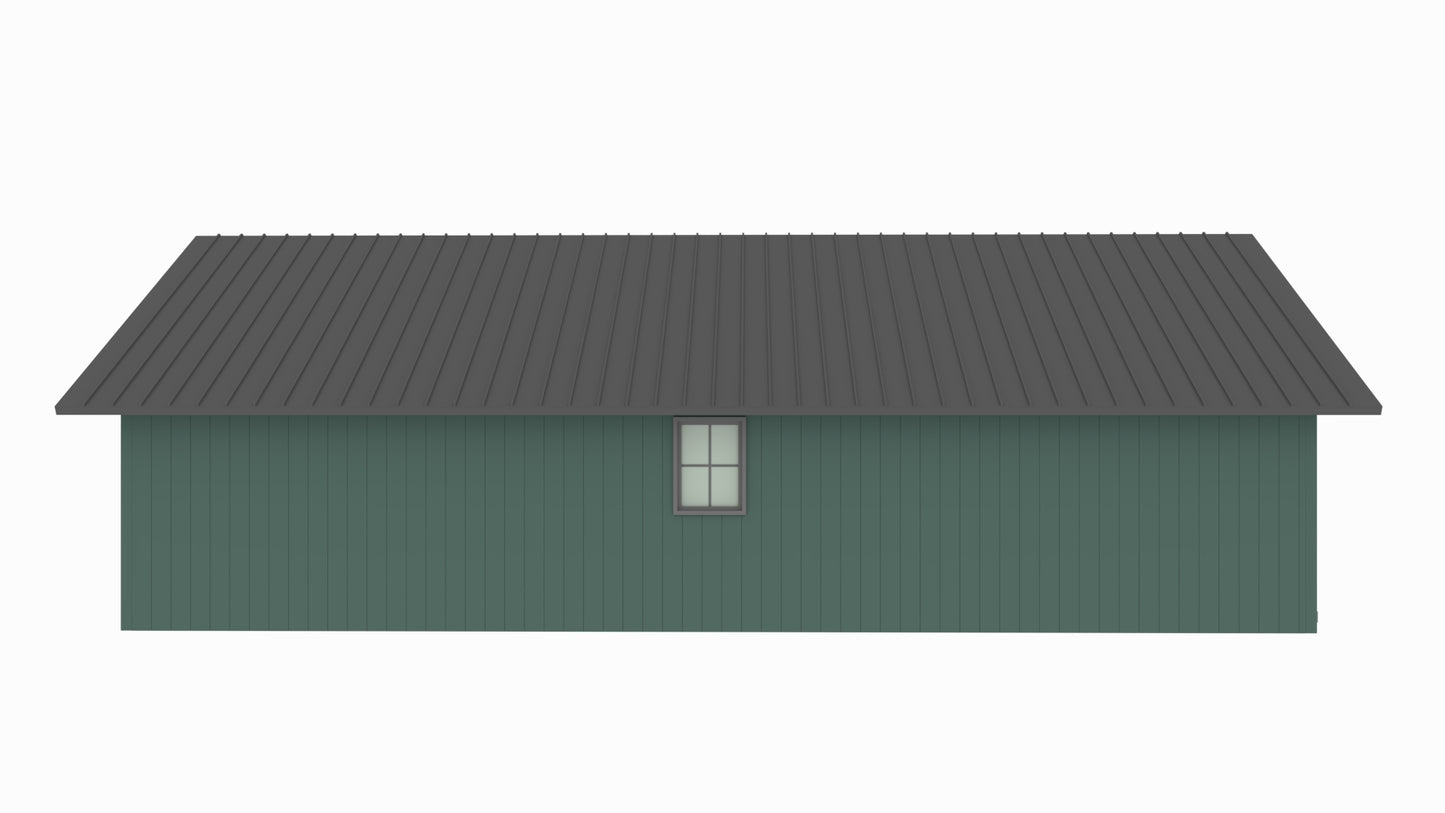 BCO-40122-C Calderon Barndominium House Plan