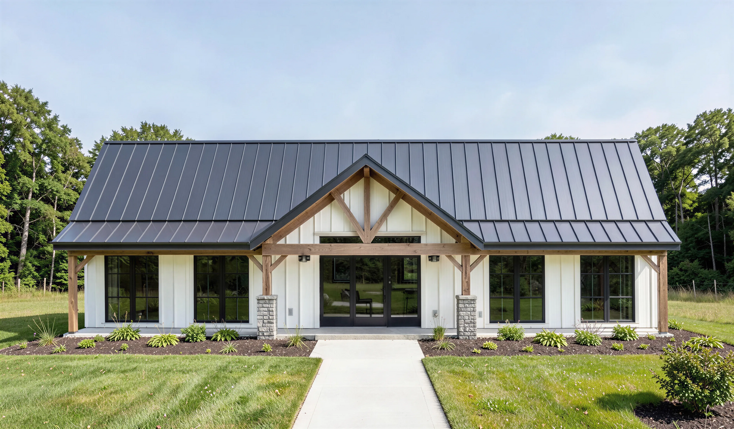 BCO-40122-M Mira Barndominium House Plan