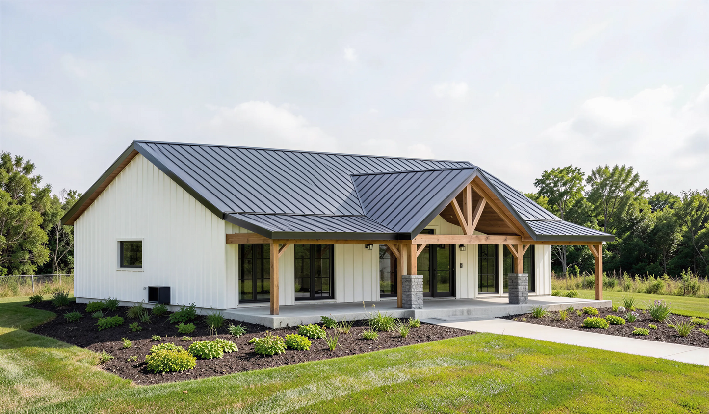BCO-40122-M Mira Barndominium House Plan