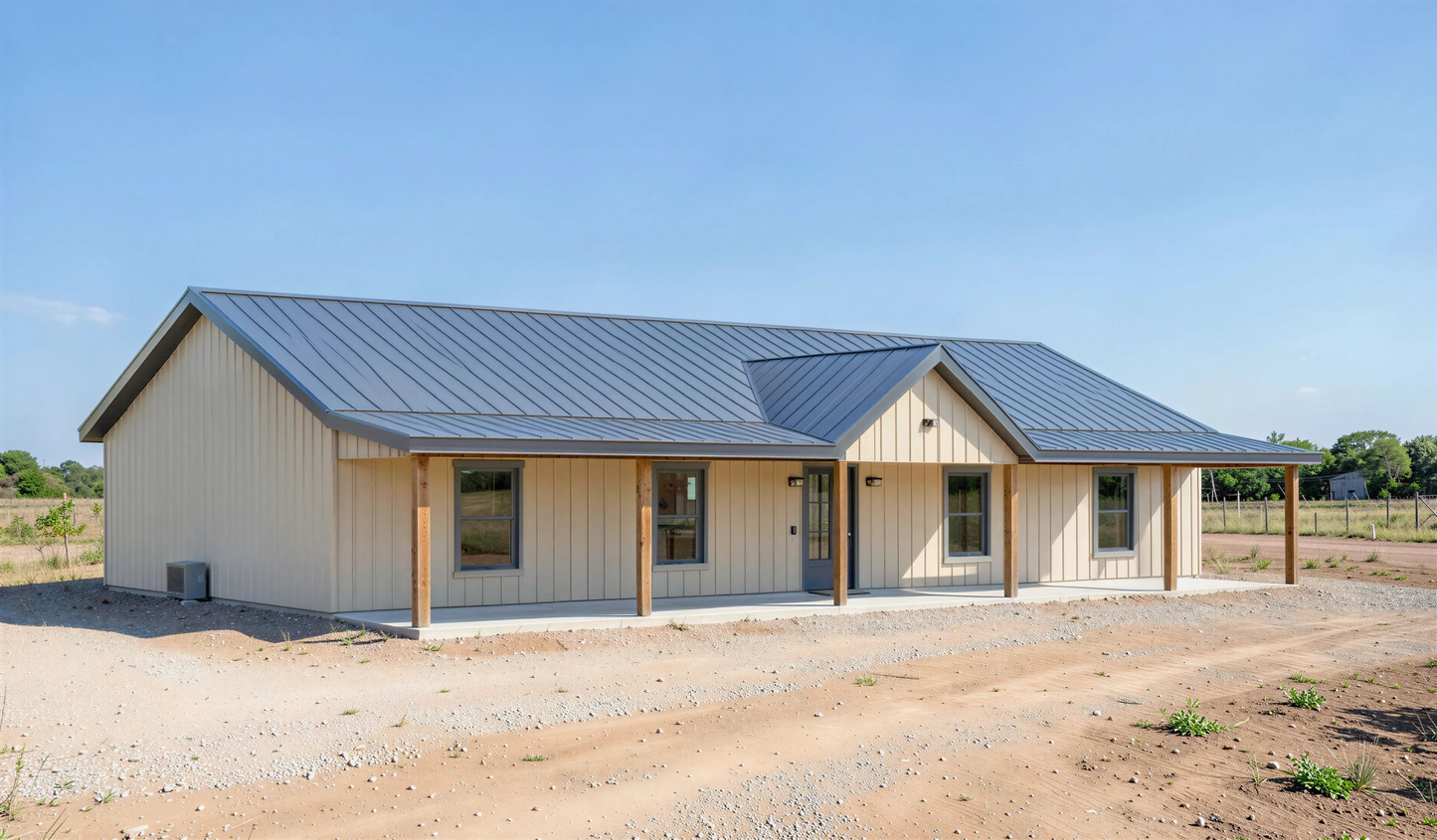 BCO-40123 Maverick Barndominium House Plan