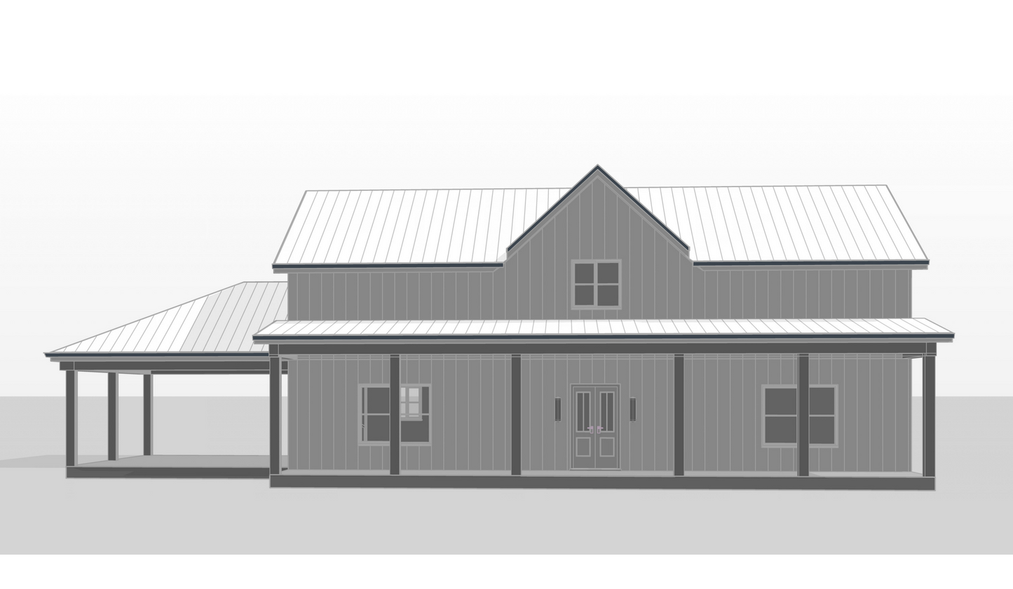 BCO-40126-P Paddock Farmhouse Plan