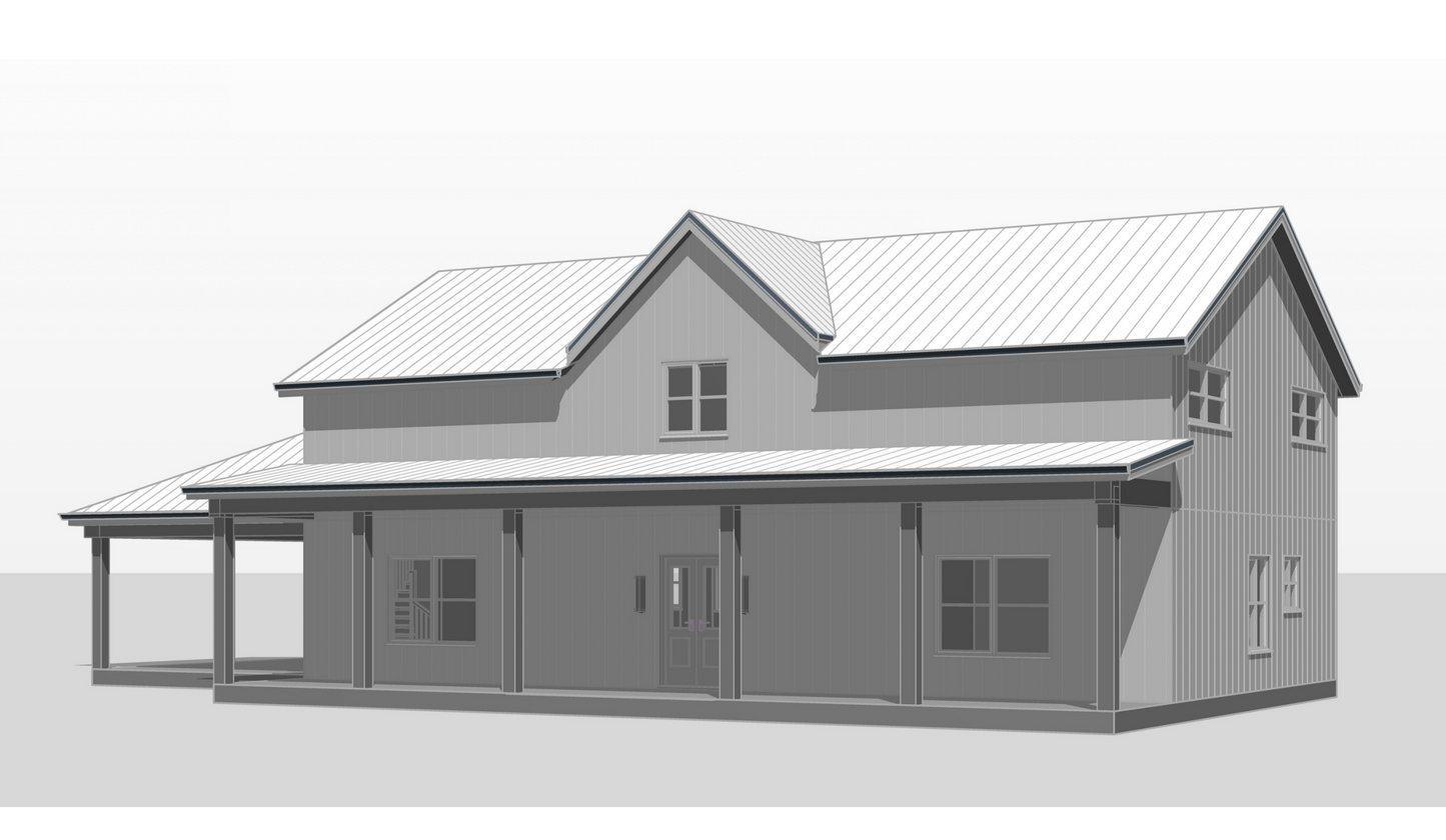 BCO-40126-P Paddock Farmhouse Plan