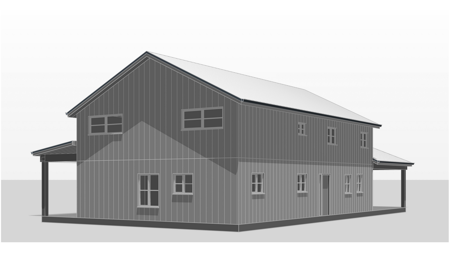BCO-40126-P Paddock Farmhouse Plan
