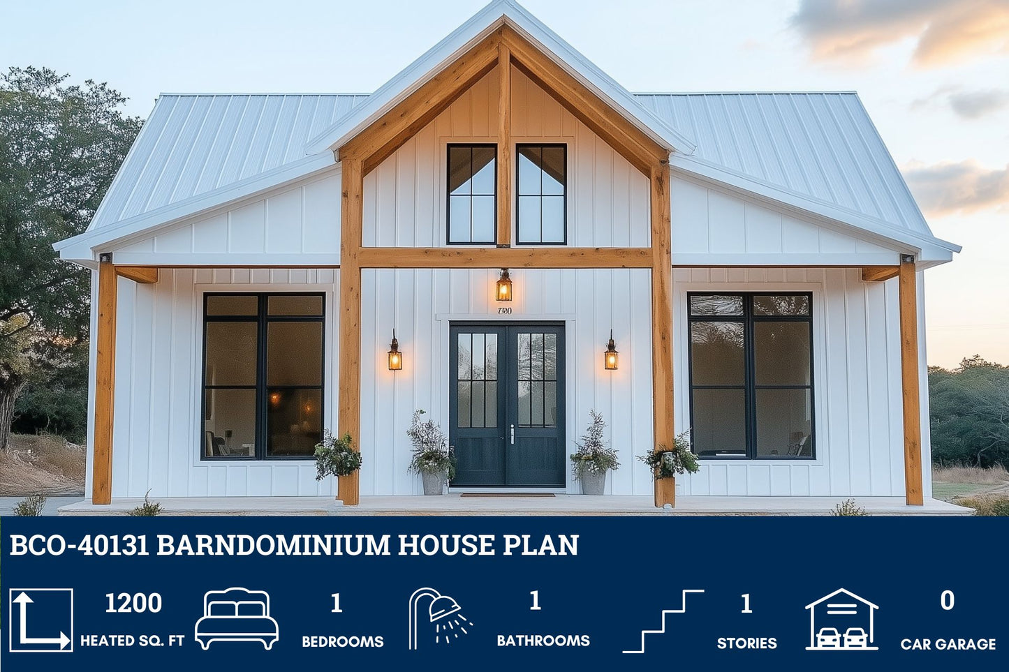 BCO-40131 Barndominium House Plan