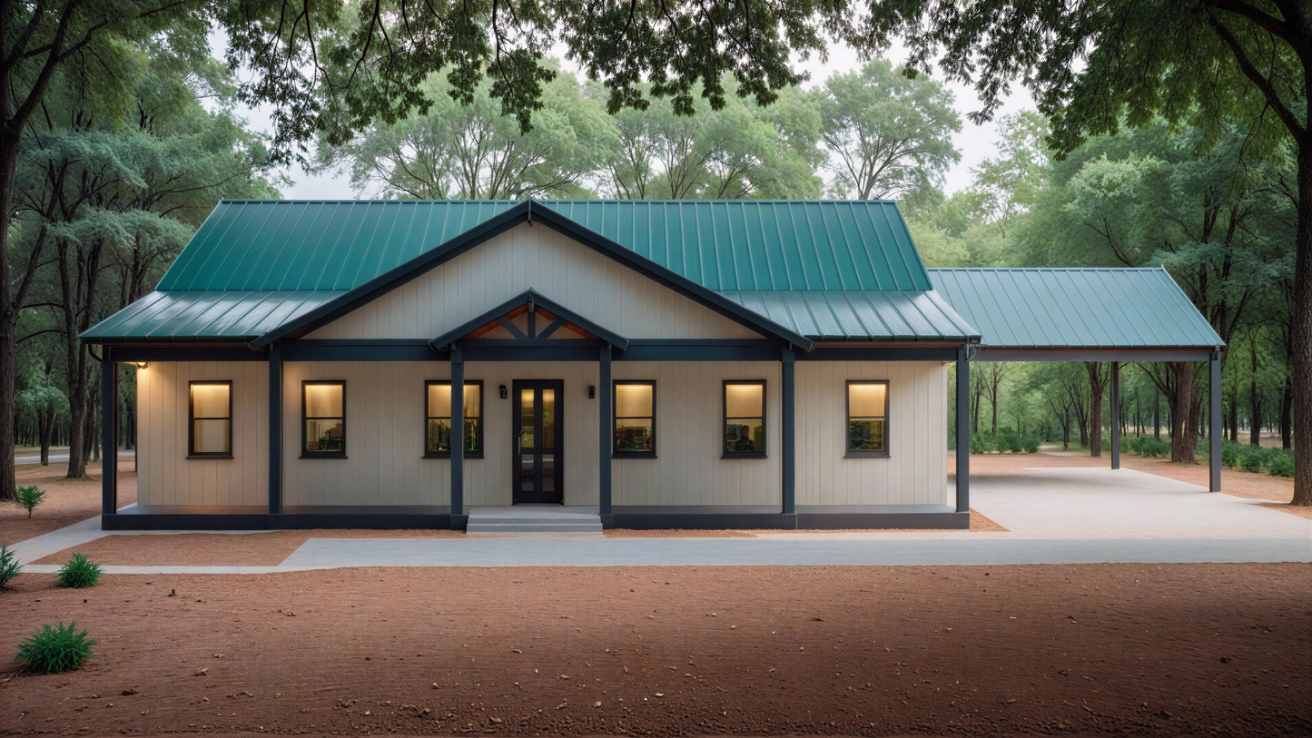 BCO-40132 Dakota Barndominium House Plan