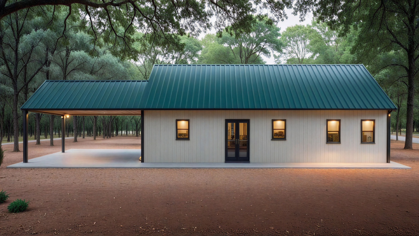 BCO-40132 Dakota Barndominium House Plan