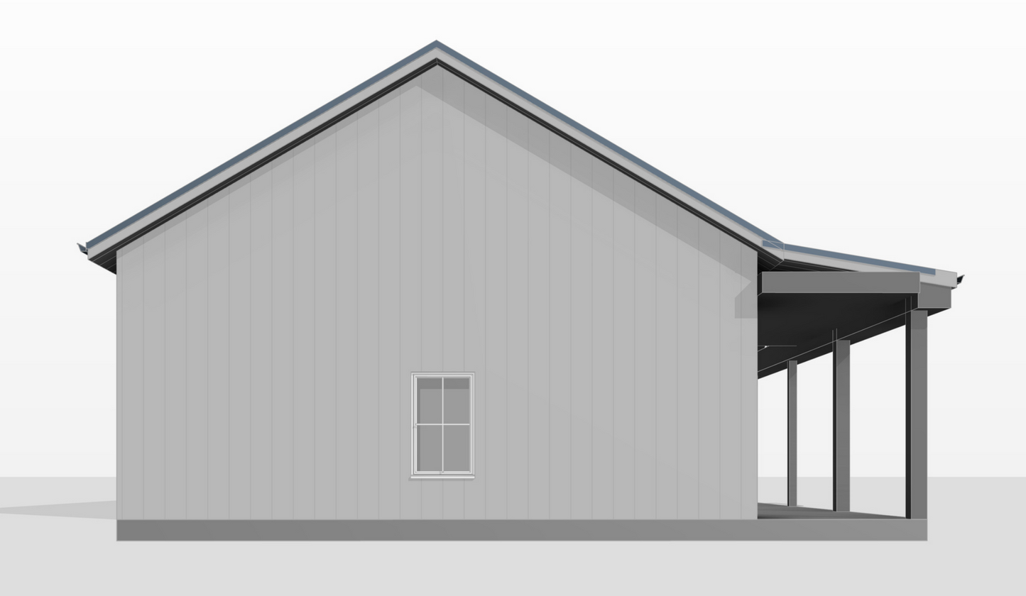 BCO-40133 Becky Barndominium House Plans