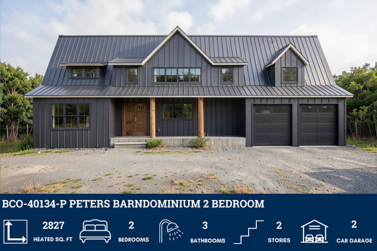 BCO-40134-P Peters Barndominium House Plan