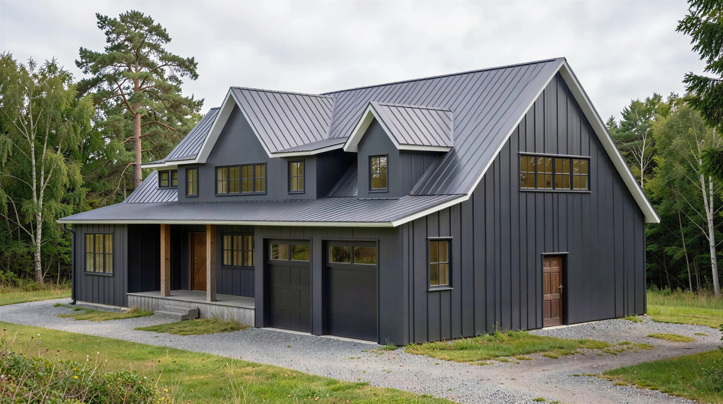 BCO-40134-P Peters Barndominium House Plan