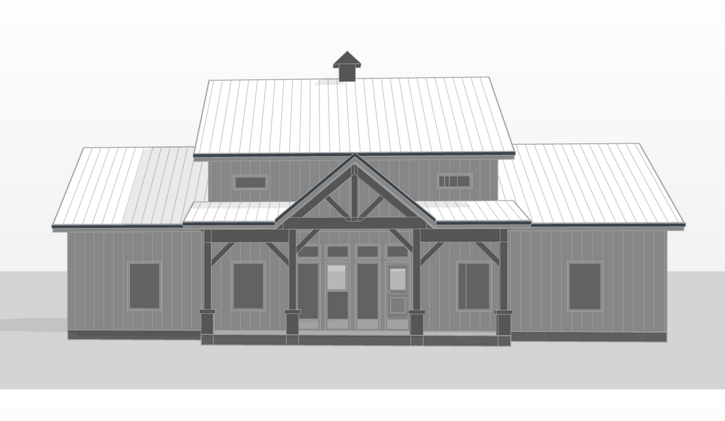 BCO-40136 Corine Barndominium House Plan