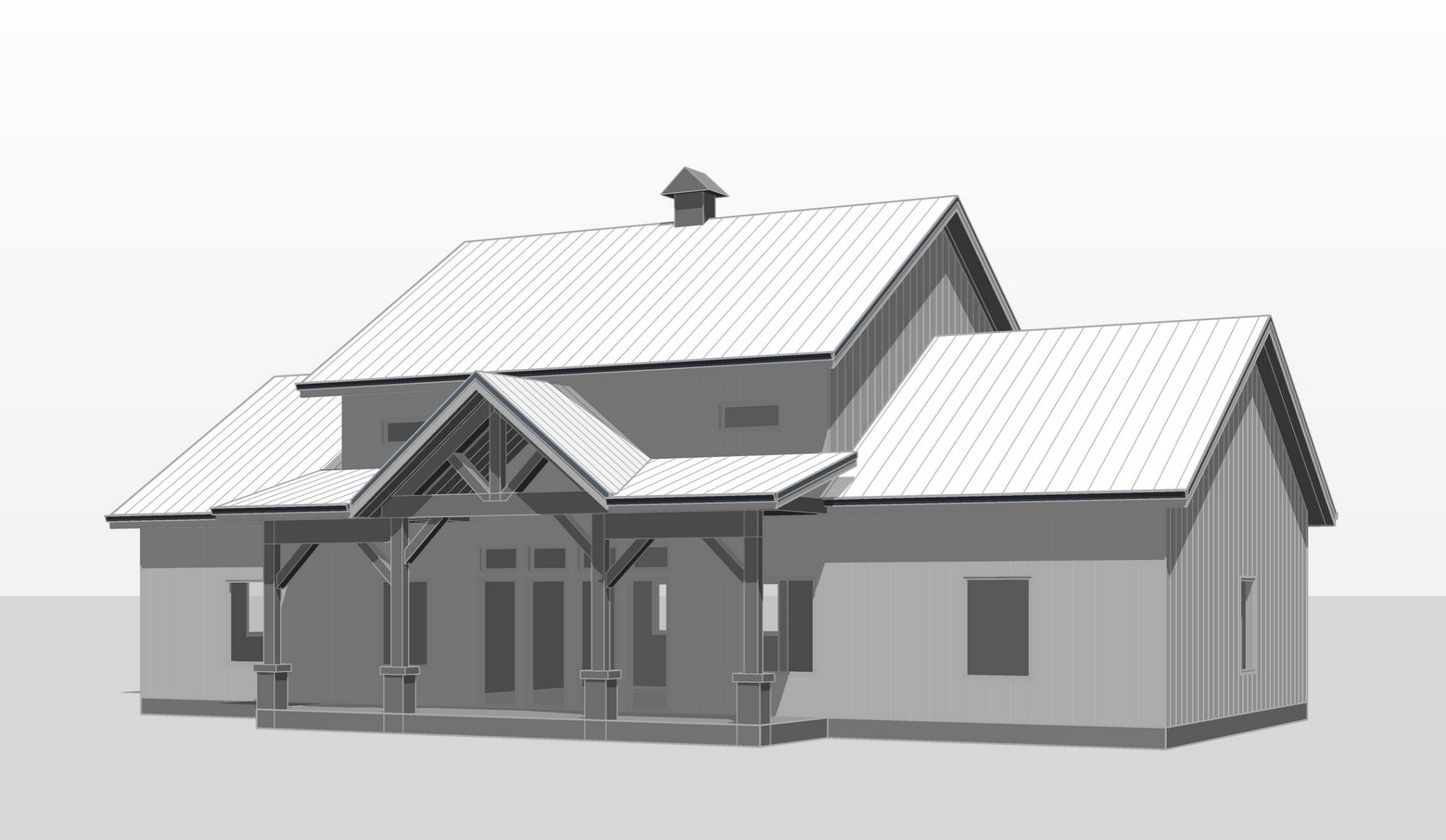 BCO-40136 Corine Barndominium House Plan