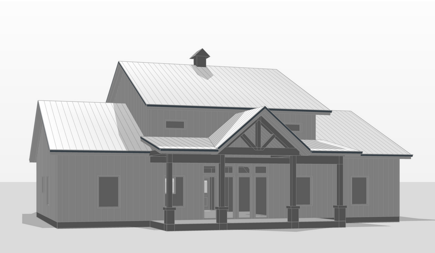 BCO-40136 Corine Barndominium House Plan