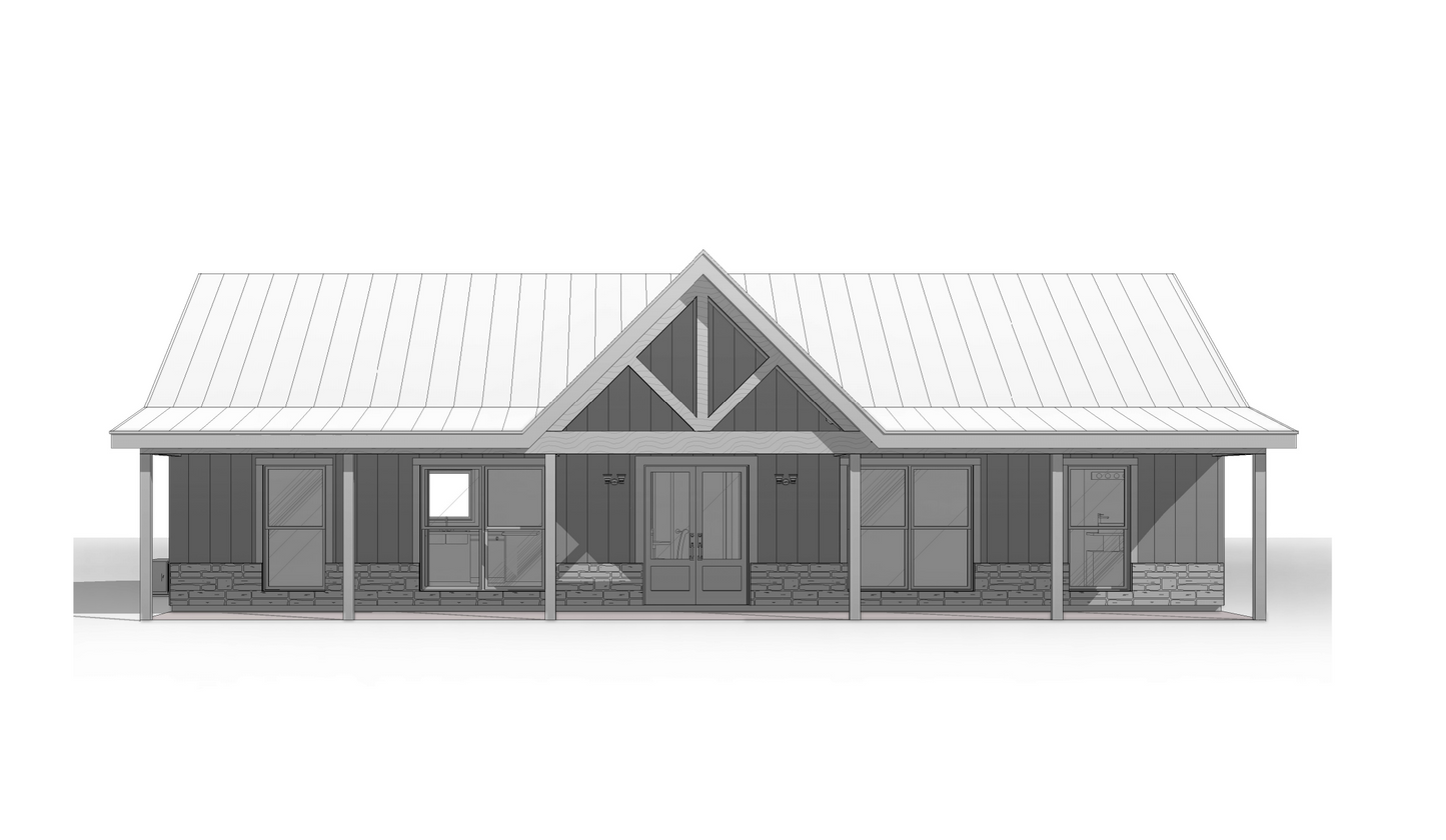 BCO-40139 Richard Barndominium House Plan