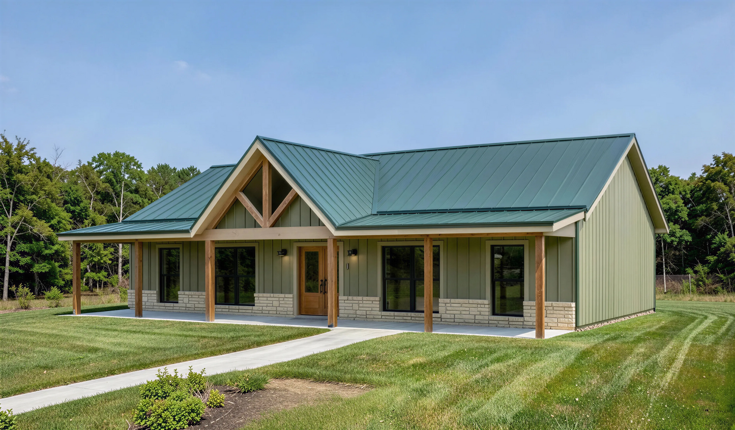 BCO-40139 Richard Barndominium House Plan