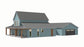 BCO-40141-C Clawson Barndominium House Plan