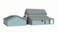 BCO-40141-C Clawson Barndominium House Plan