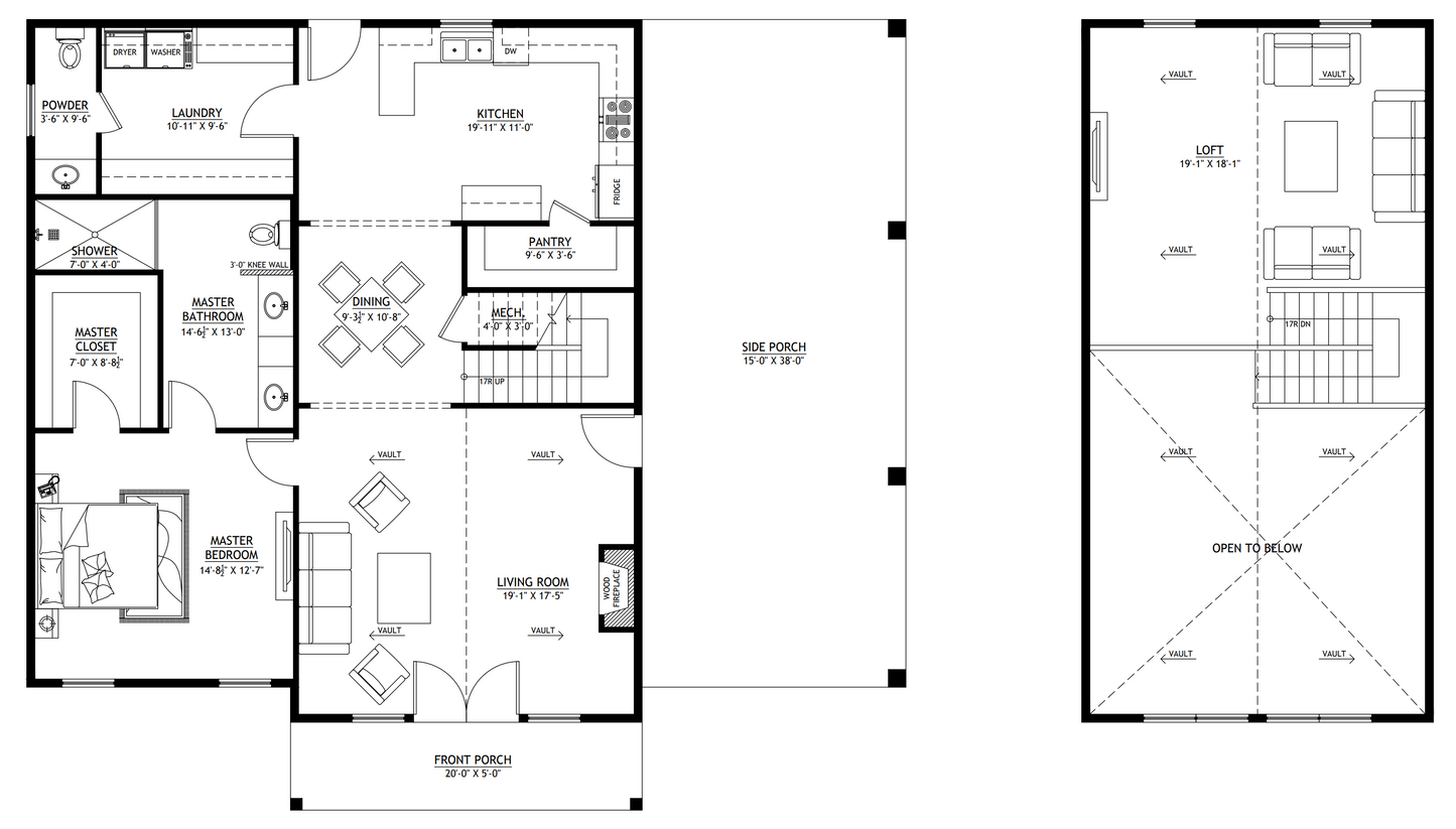 BCO-40141-D Dwayne Barndominium House Plan