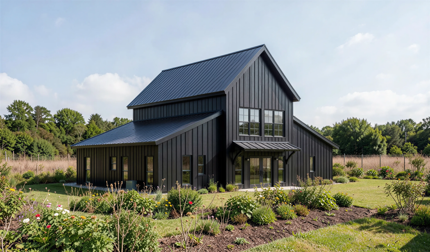 BCO-40141-M Mason Barndominium House Plan