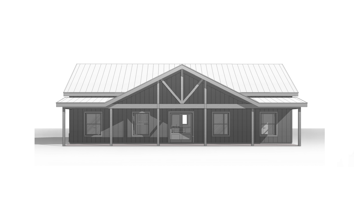 BCO-40149 Julie Barndominium House Plan