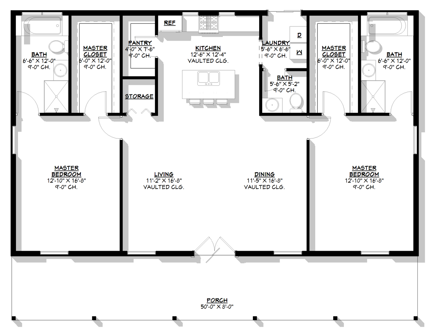 BCO-40149 Julie Barndominium House Plan