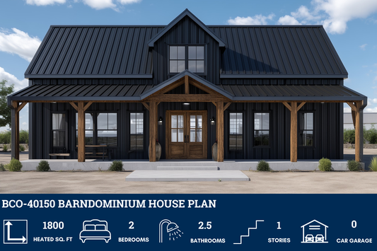 BCO-40150 Barndominium House Plan