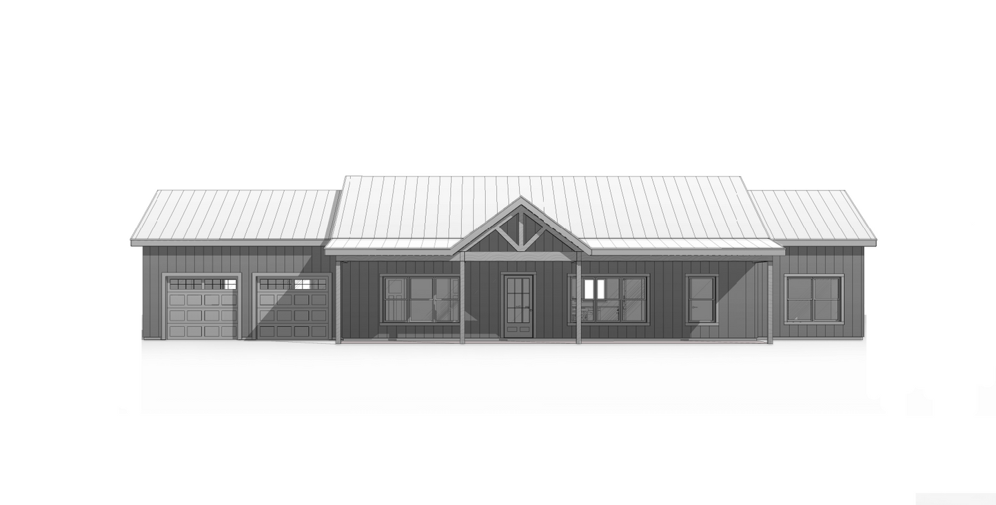 BCO-40151 Angelica Barndominium House Plan