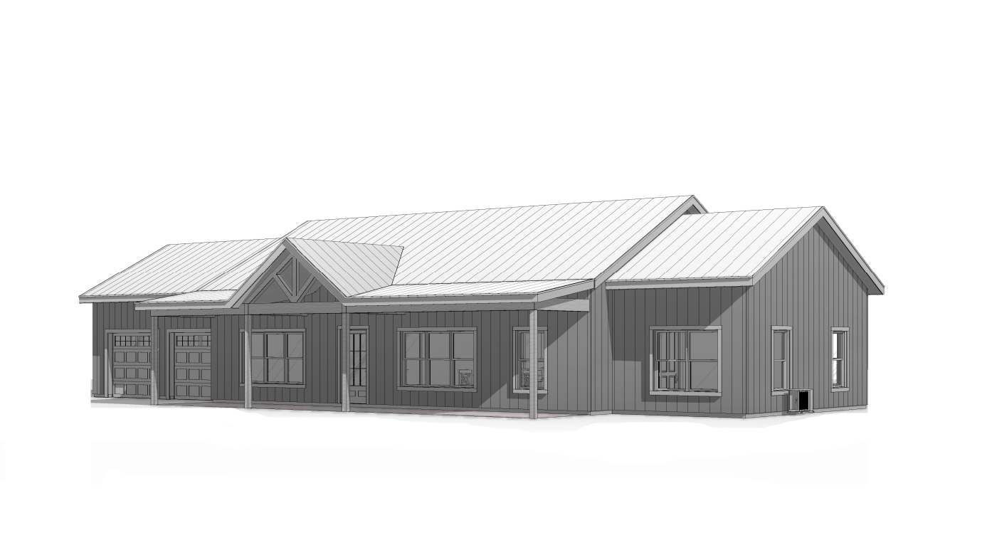 BCO-40151 Angelica Barndominium House Plan