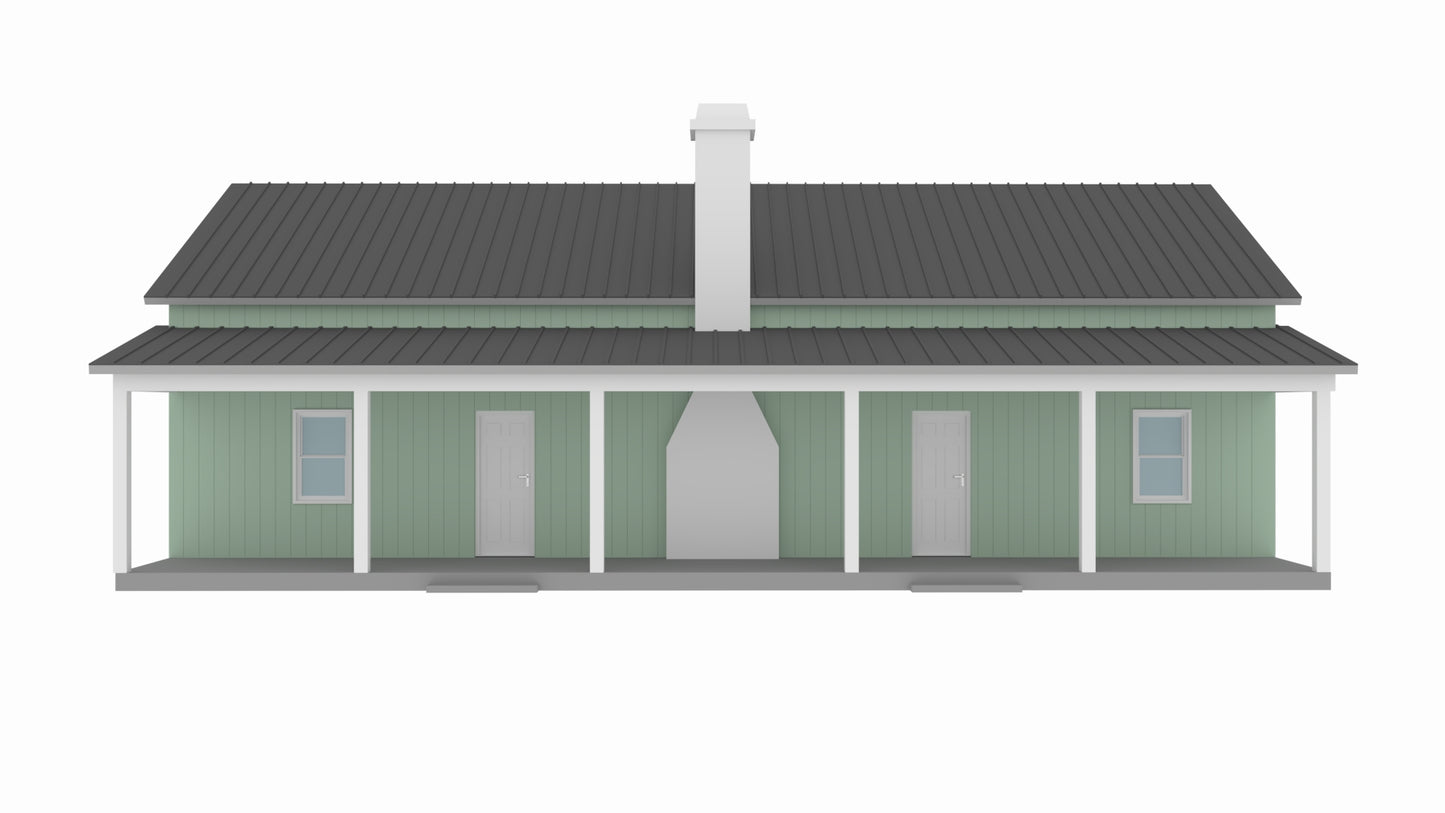 BCO-40153-G George Barndominium House Plan