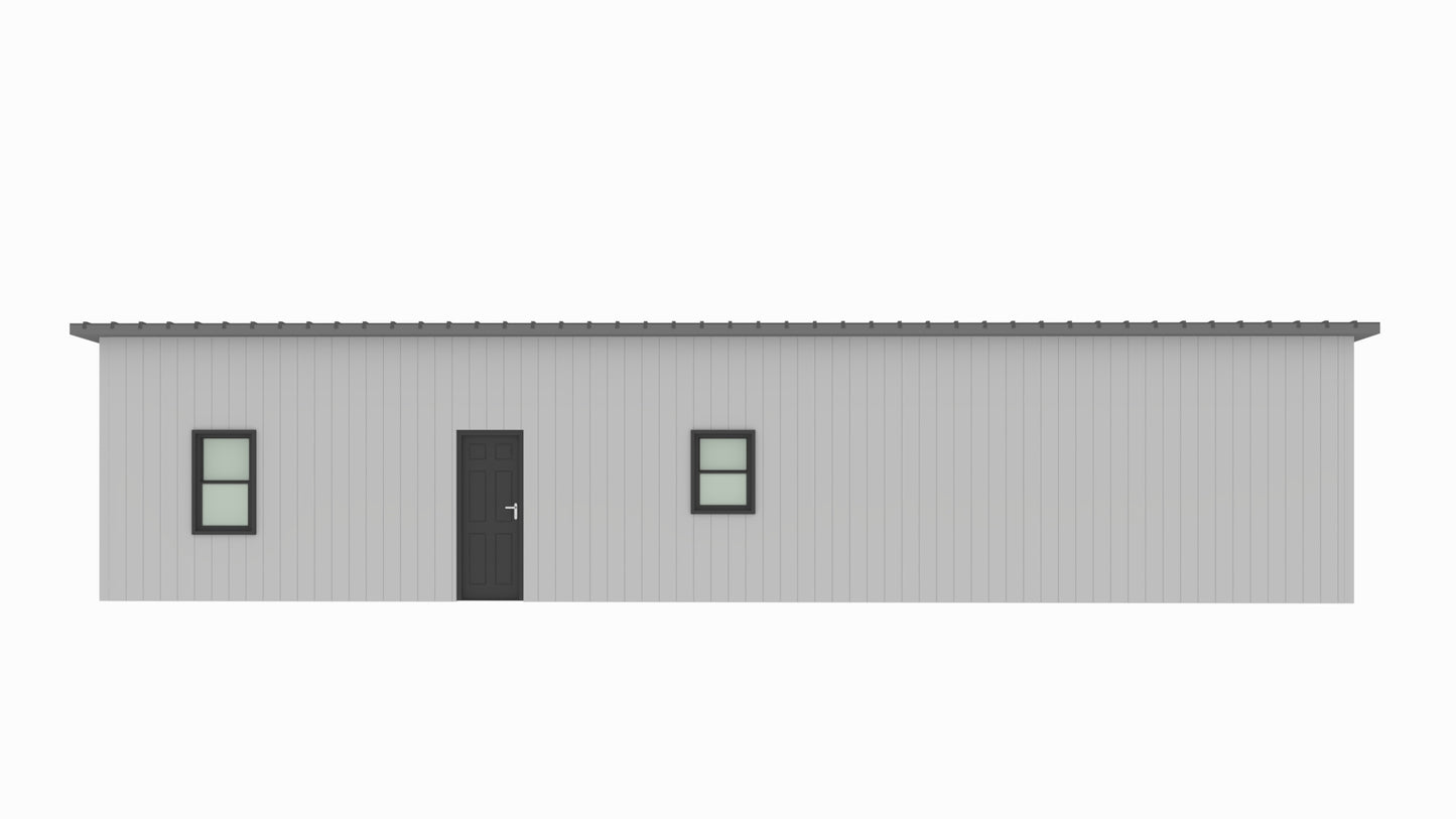 BCO-40153-W Wyatt Barndominium House Plan