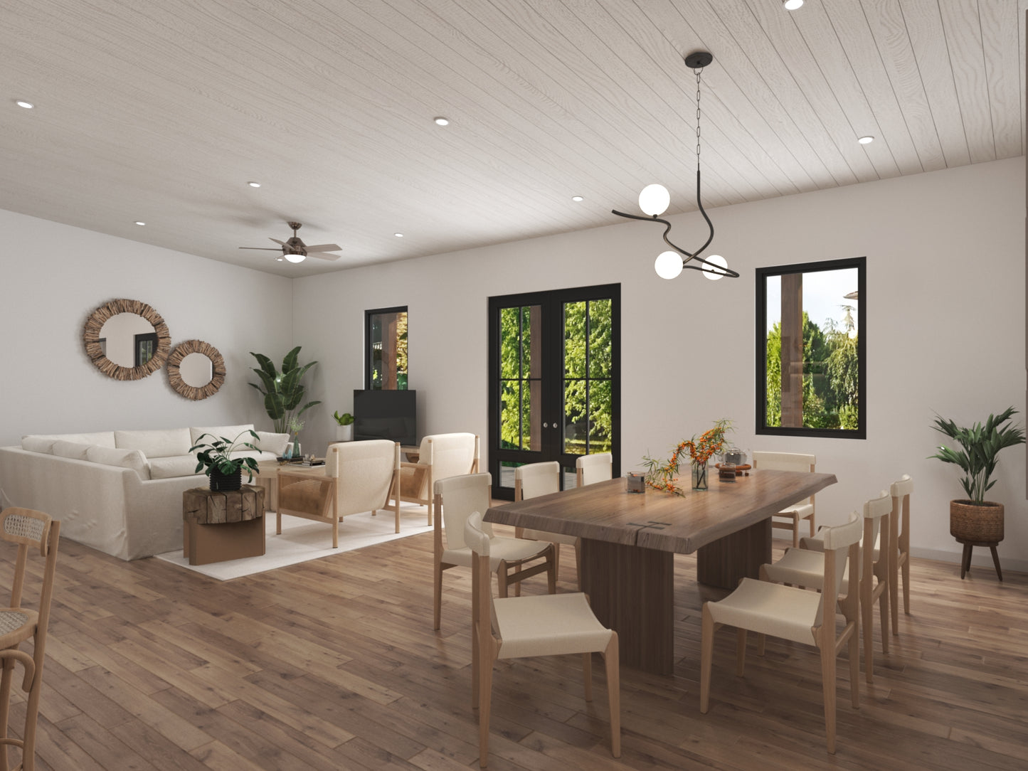 BCO-40153-W Wyatt Barndominium House Plan